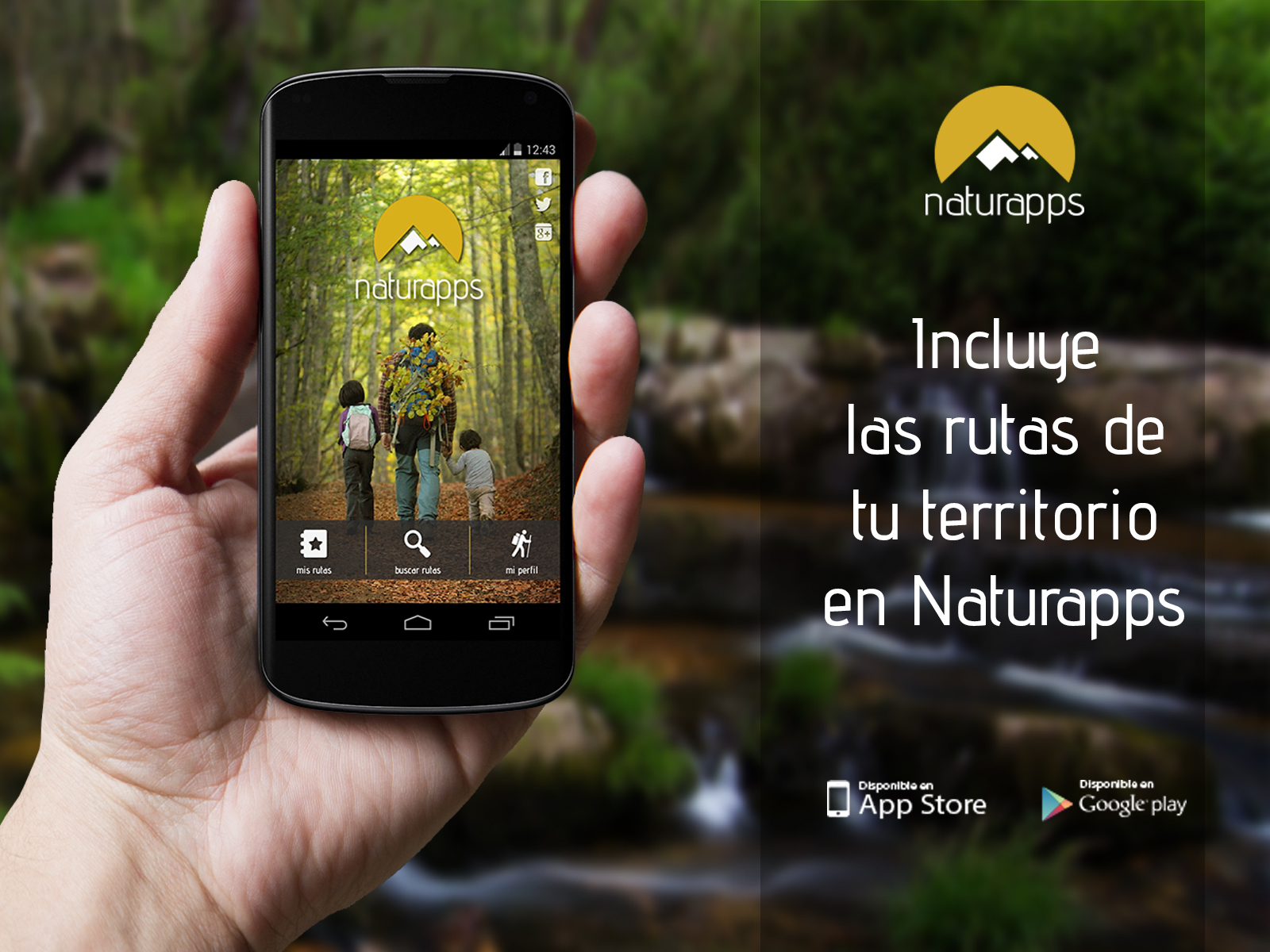 Incluye tus rutas en Naturapps